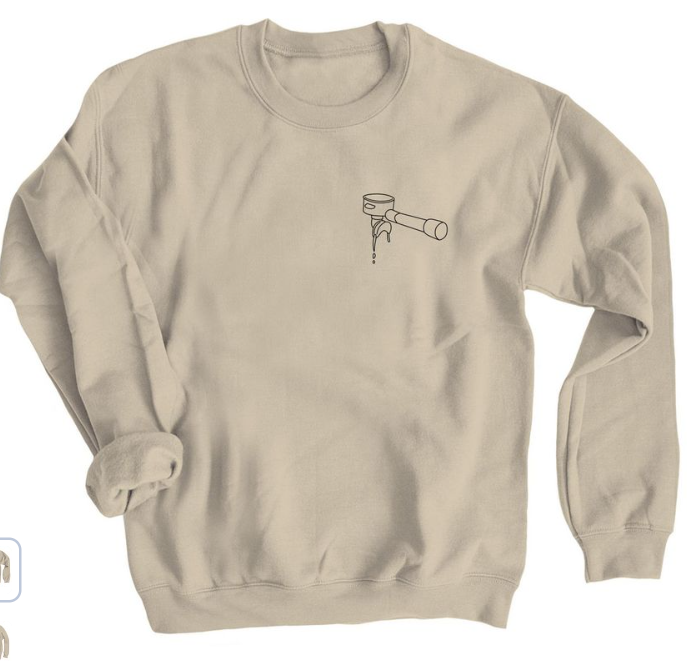 sweatshirt for merch page